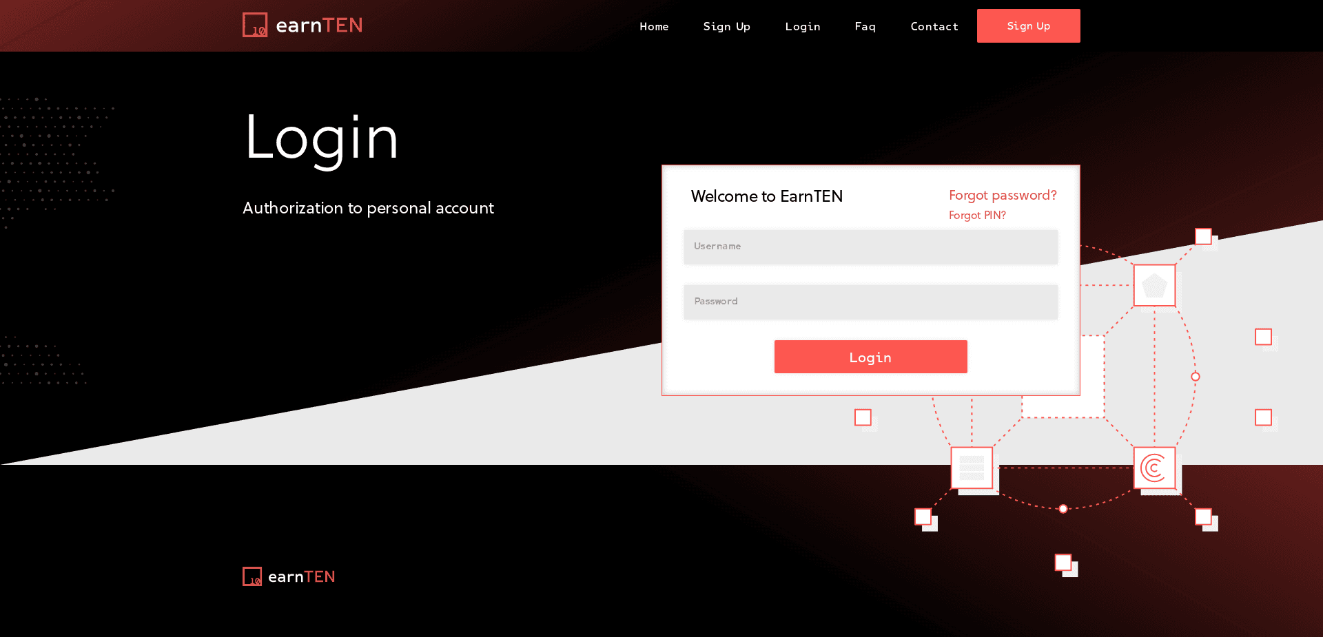 Screenshot for earnten.io - 1