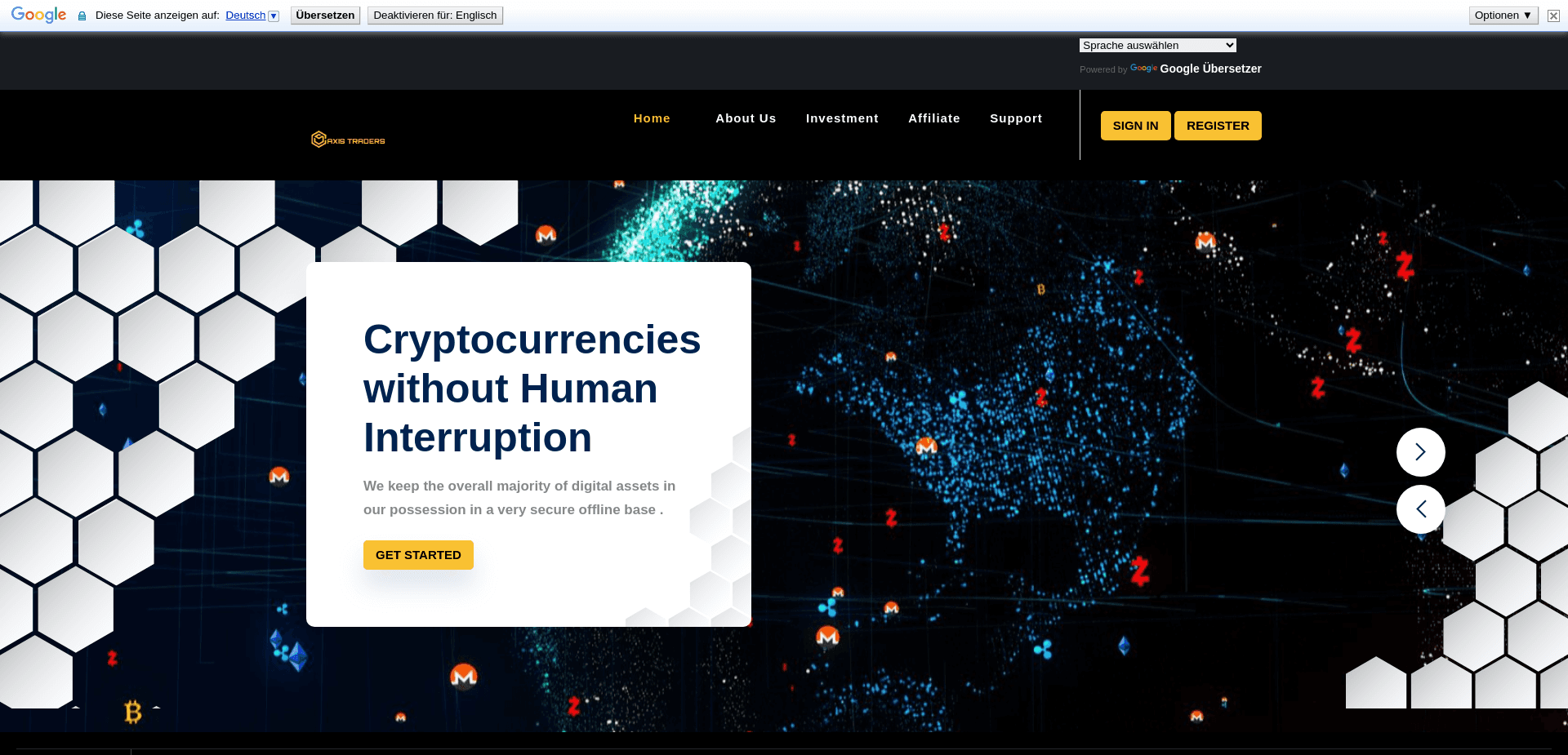 Screenshot for axis-traders.com - 1