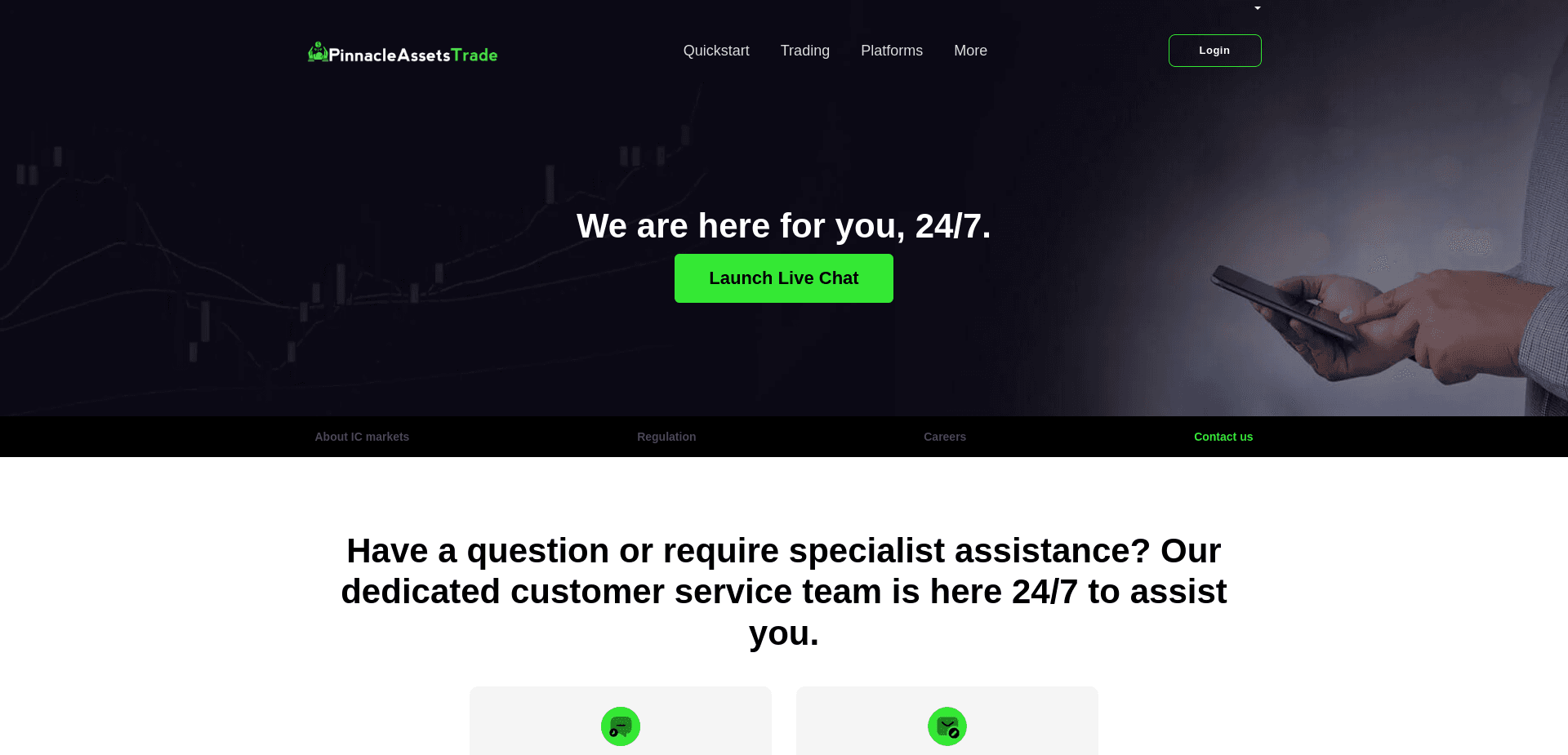 Screenshot for pinnacleassetstrd.com - 5