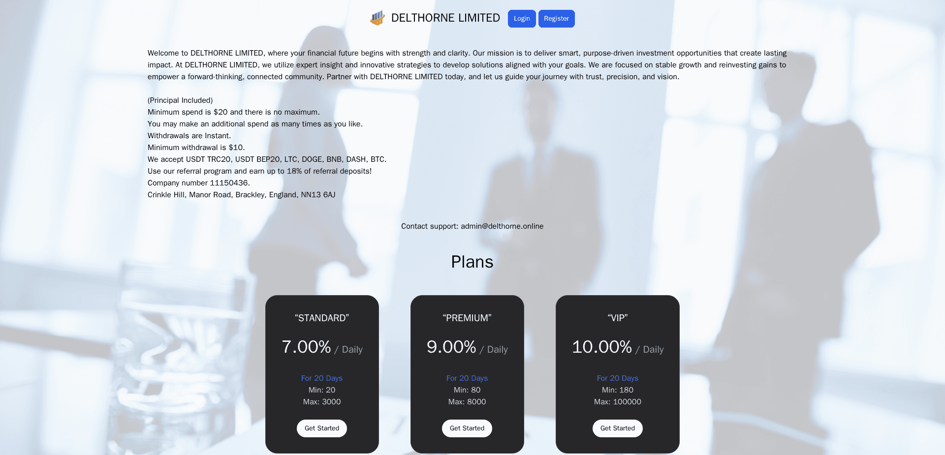 Screenshot for delthorne.online - 0