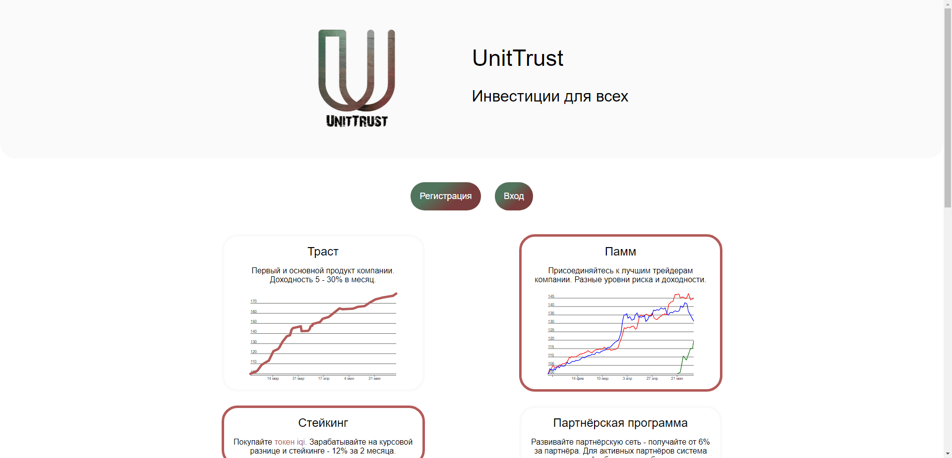 Unittrust отзывы и обзор. Развод, лохотрон или правда. Только честные и правдивые отзывы на Baxov.Net