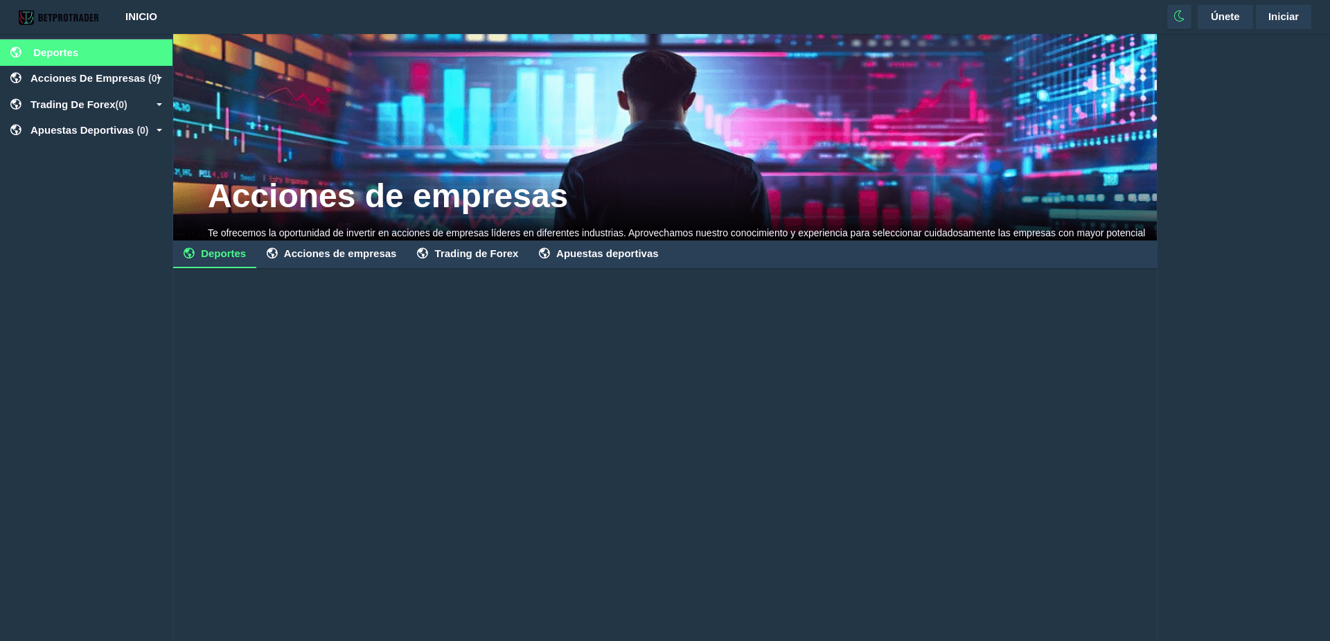 Screenshot for win.betprotrader.com - 1