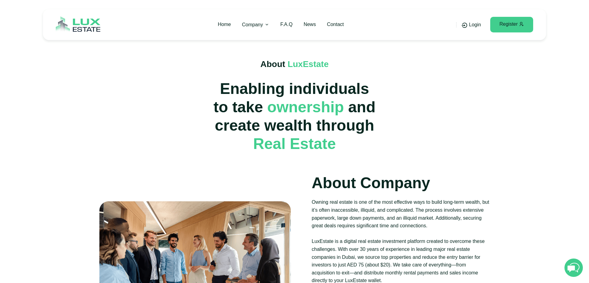 Screenshot for luxestate.io - 1