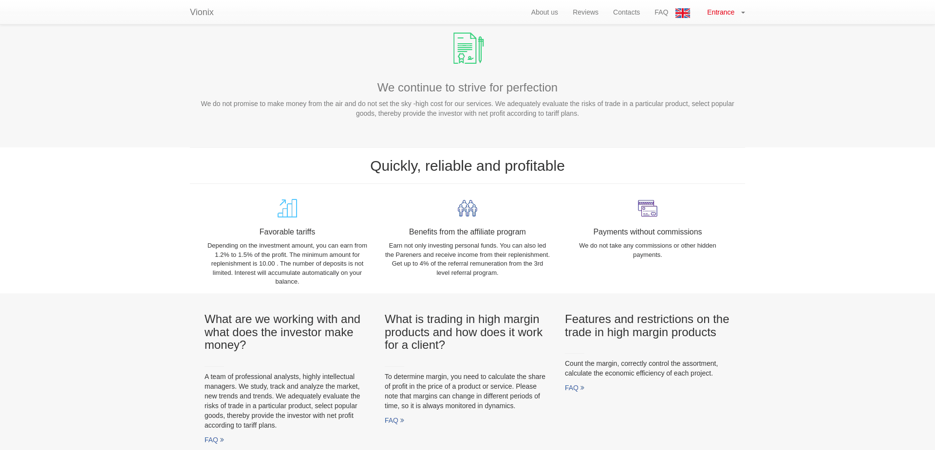 Screenshot for vionix.online - 3
