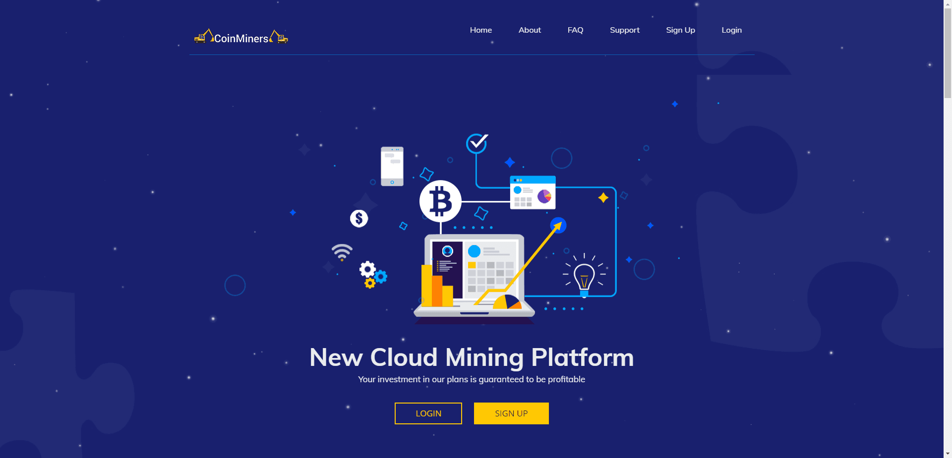 Coinminers отзывы и обзор. Развод, лохотрон или правда. Только честные и правдивые отзывы на Baxov.Net
