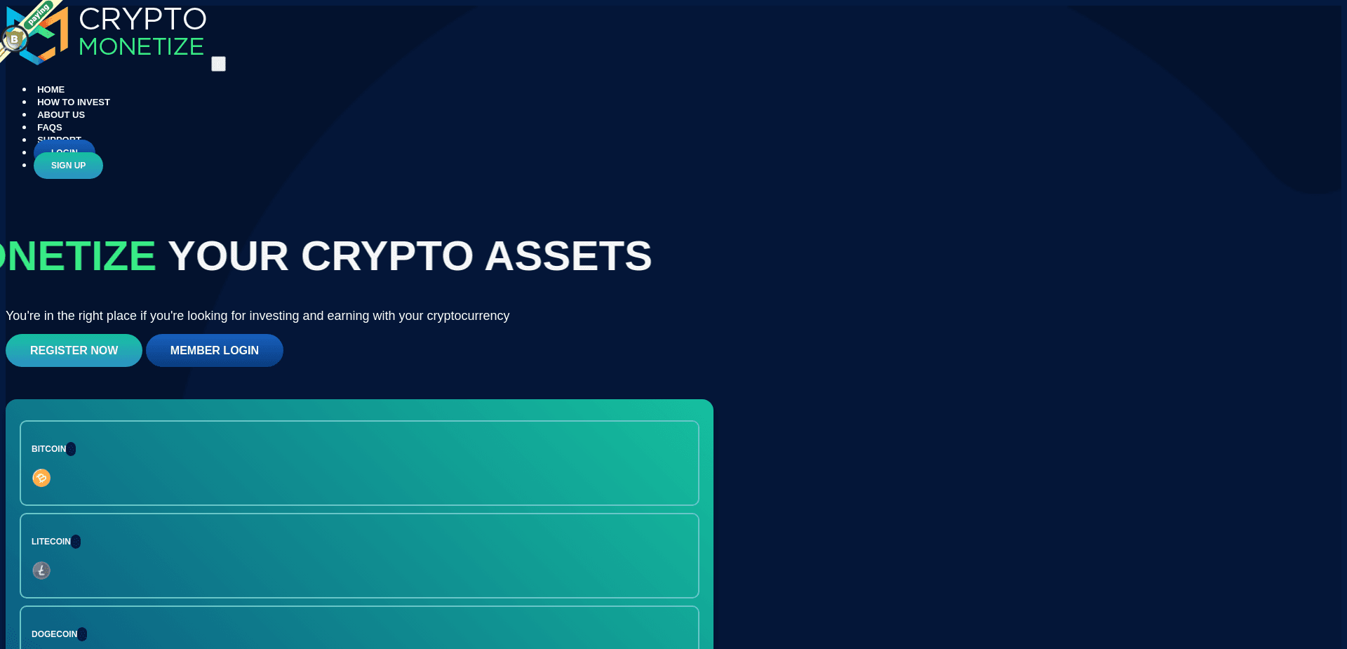 Screenshot for cryptomonetize.net - 2