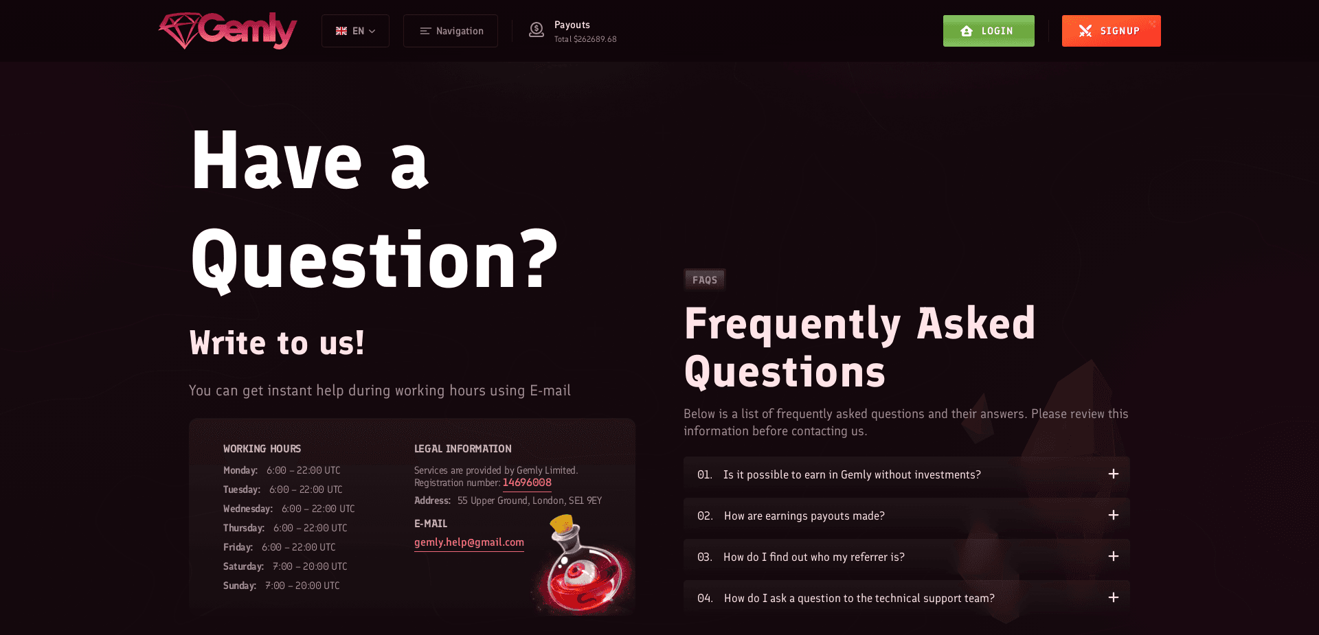 Screenshot for gemly.lat - 2