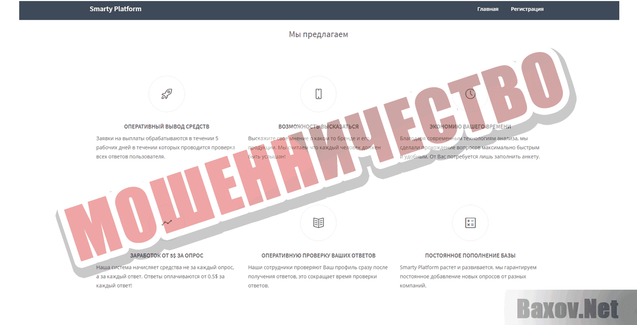 Smarty Platform Мошенничество