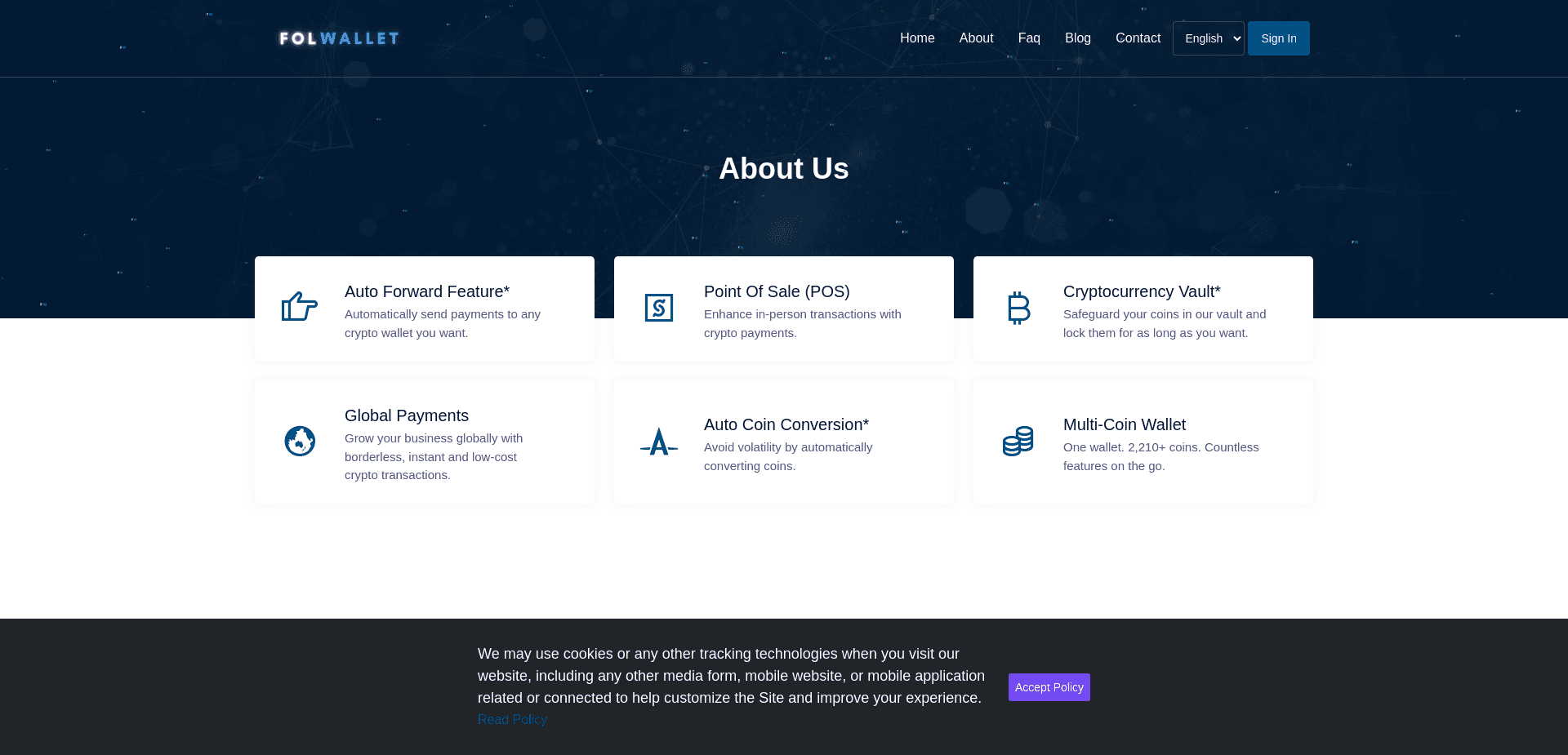 Screenshot for folwallet.org - 1