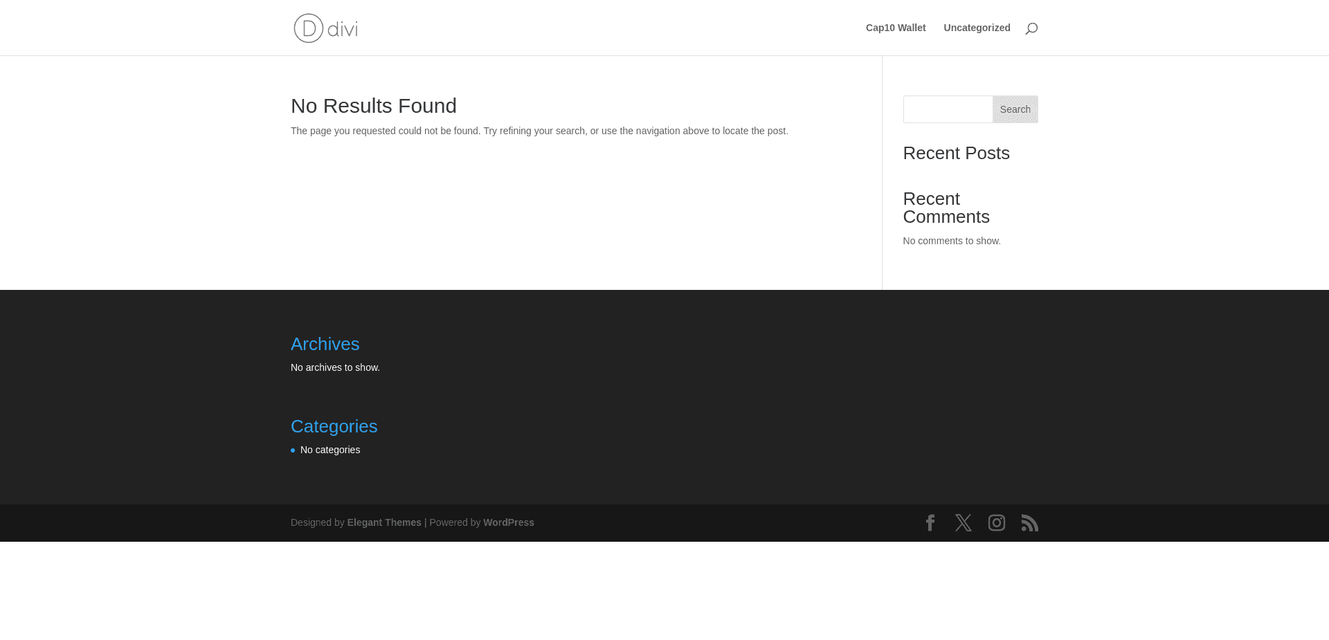 Screenshot for cap10-wallet.com - 1