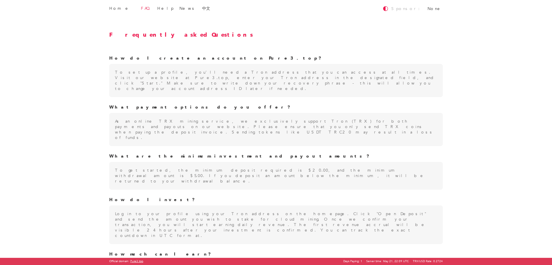 Screenshot for pure3.io - 0