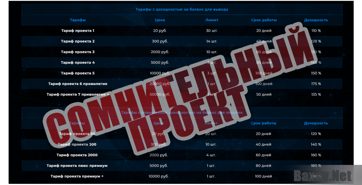 EffectAdvert - Сомнительный проект