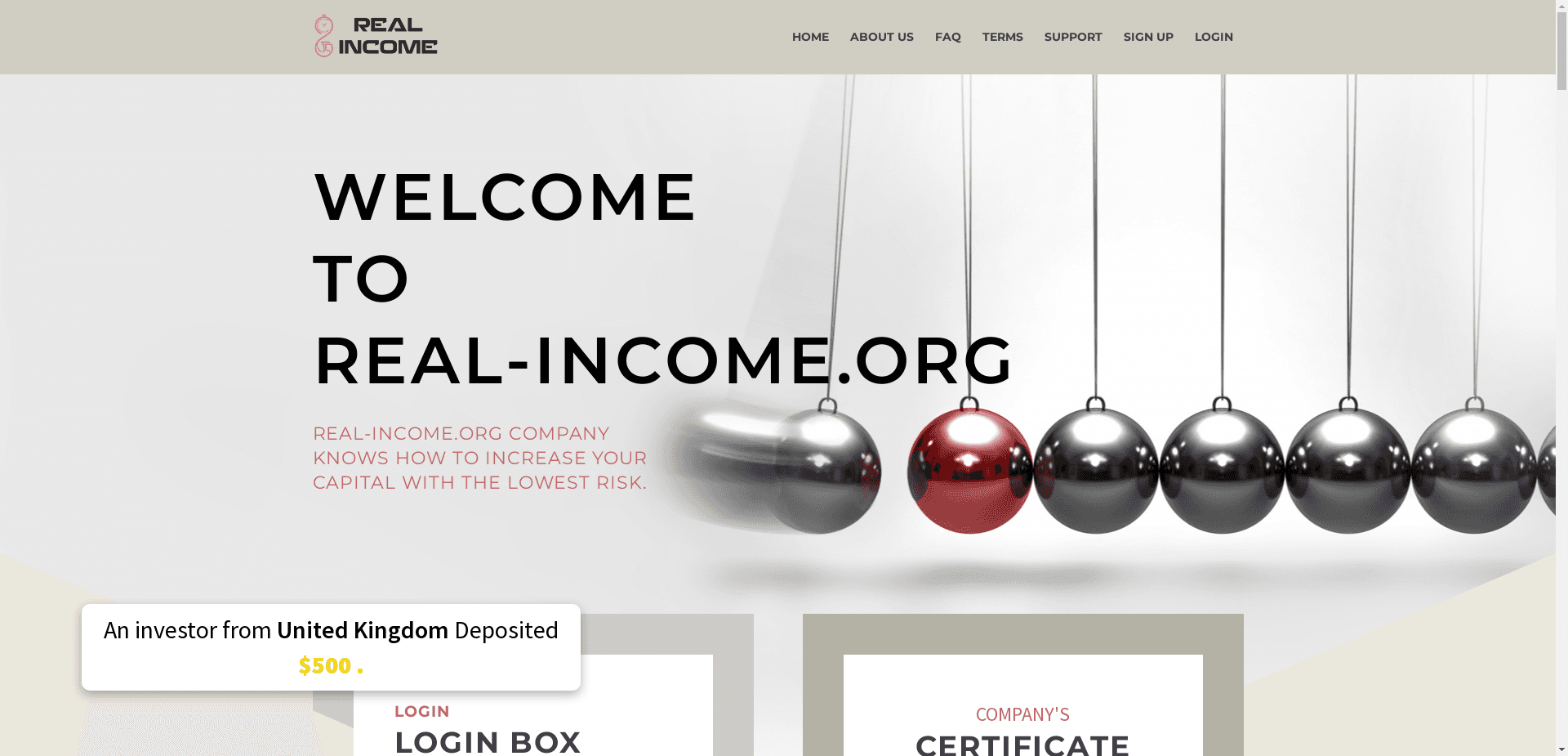 Real-Income отзывы и обзор. Развод, лохотрон или правда. Только честные и правдивые отзывы на Baxov.Net