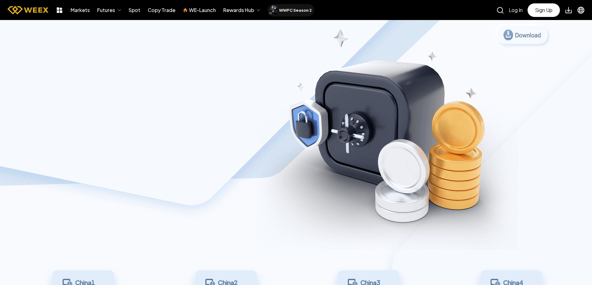 Screenshot for weex.com - 1