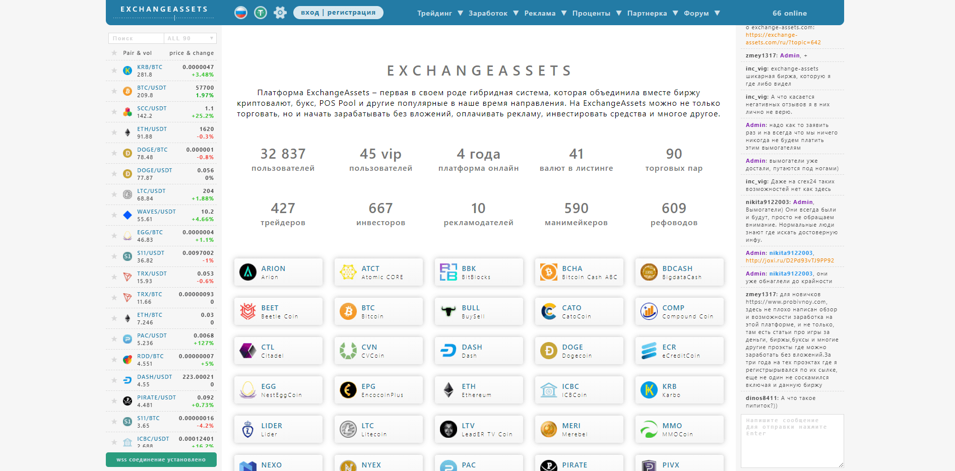 ExchangeAssets отзывы и обзор. Развод, лохотрон или правда. Только честные и правдивые отзывы.