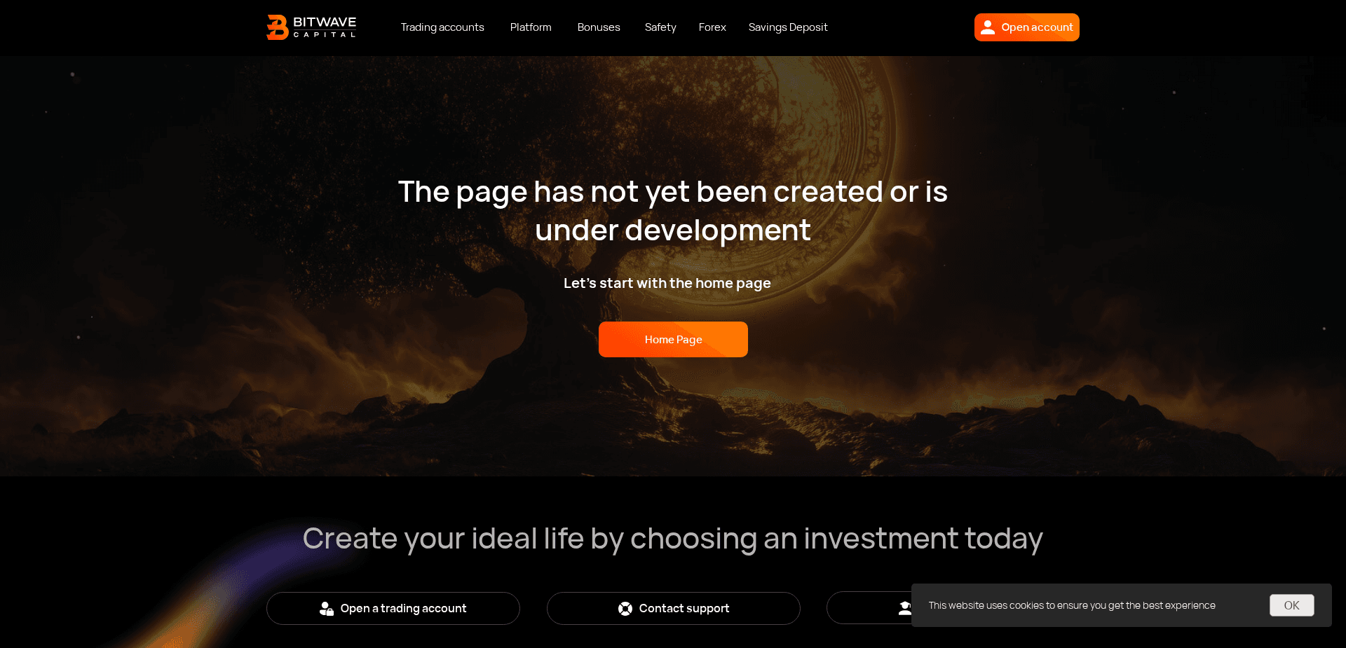 Screenshot for bitwave-capital.com - 2