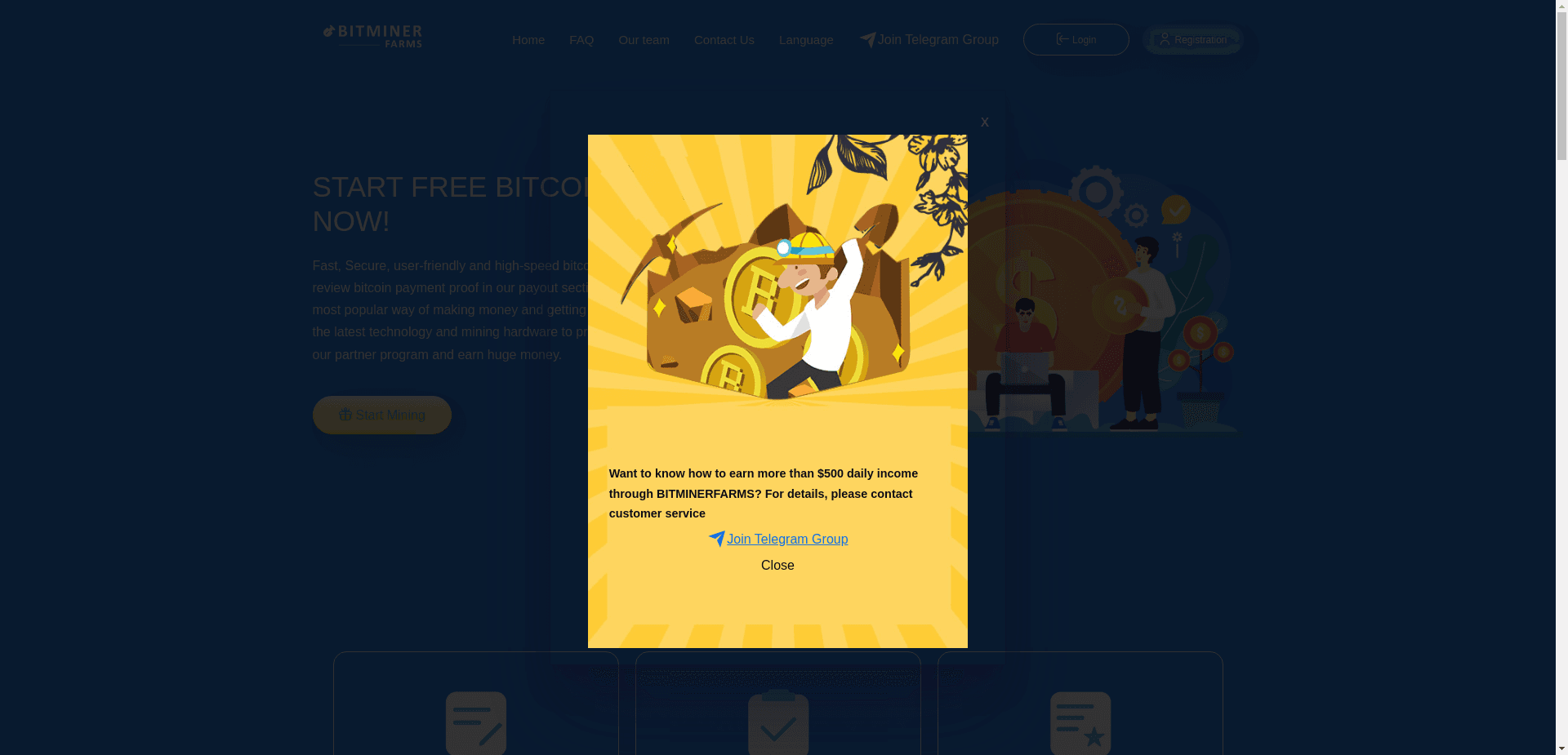 Bitminer Farms отзывы и обзор. Развод, лохотрон или правда. Только честные и правдивые отзывы на Baxov.Net