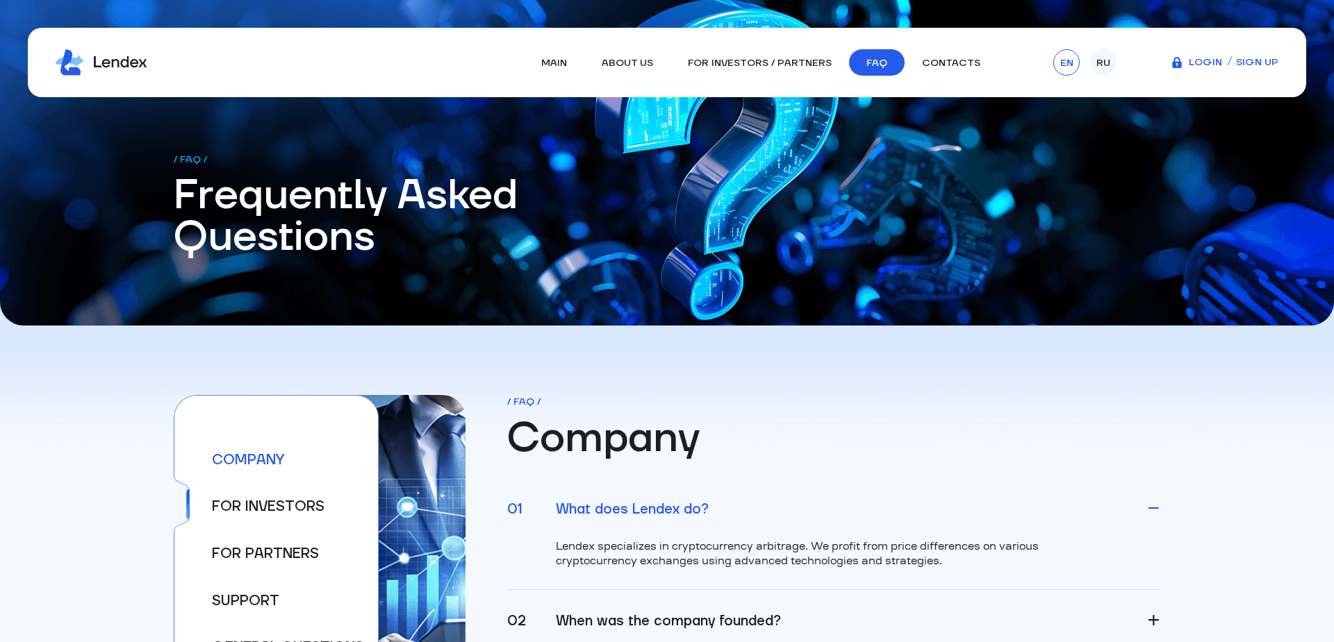 Screenshot for lendexcompany.com - 0