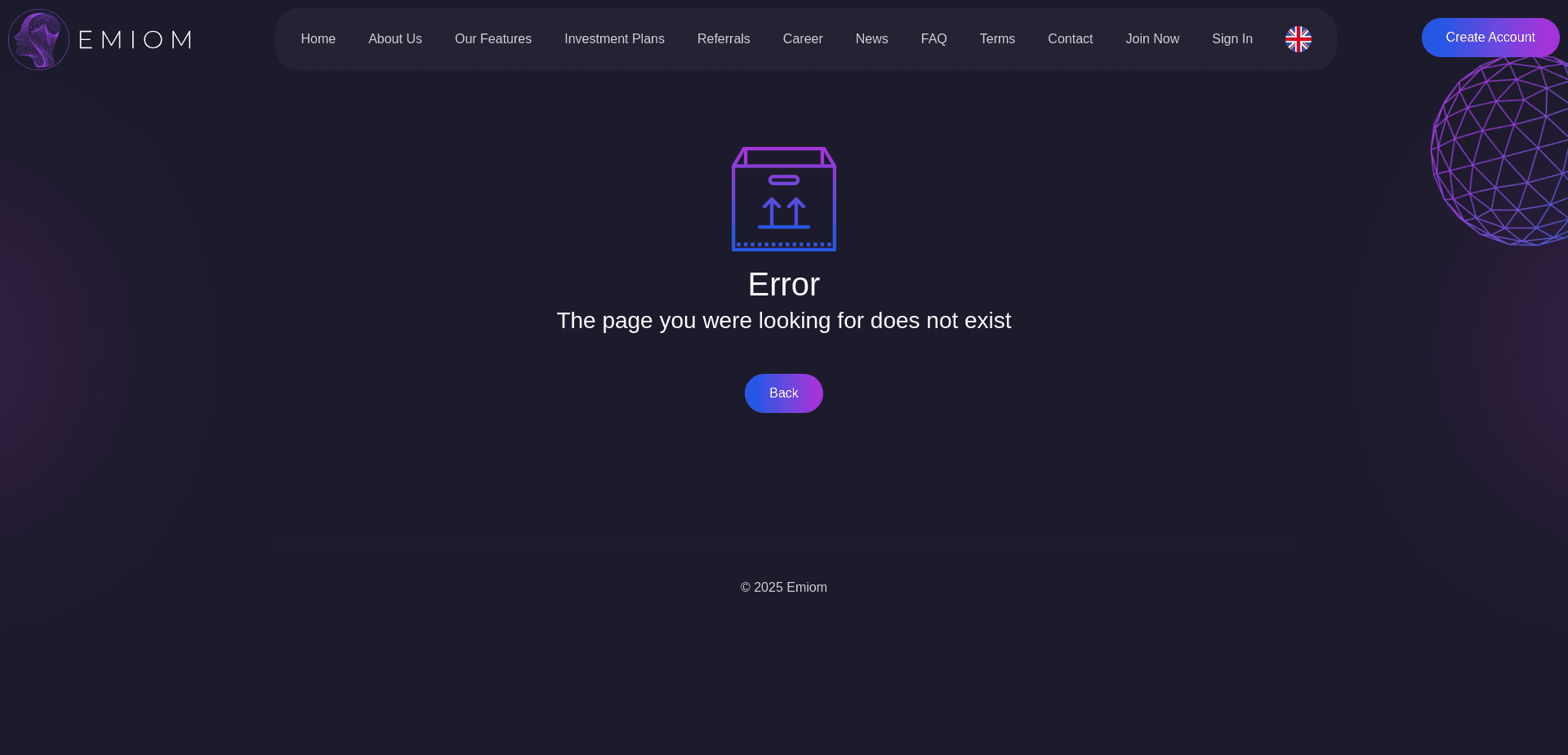 Screenshot for emiom.biz - 0