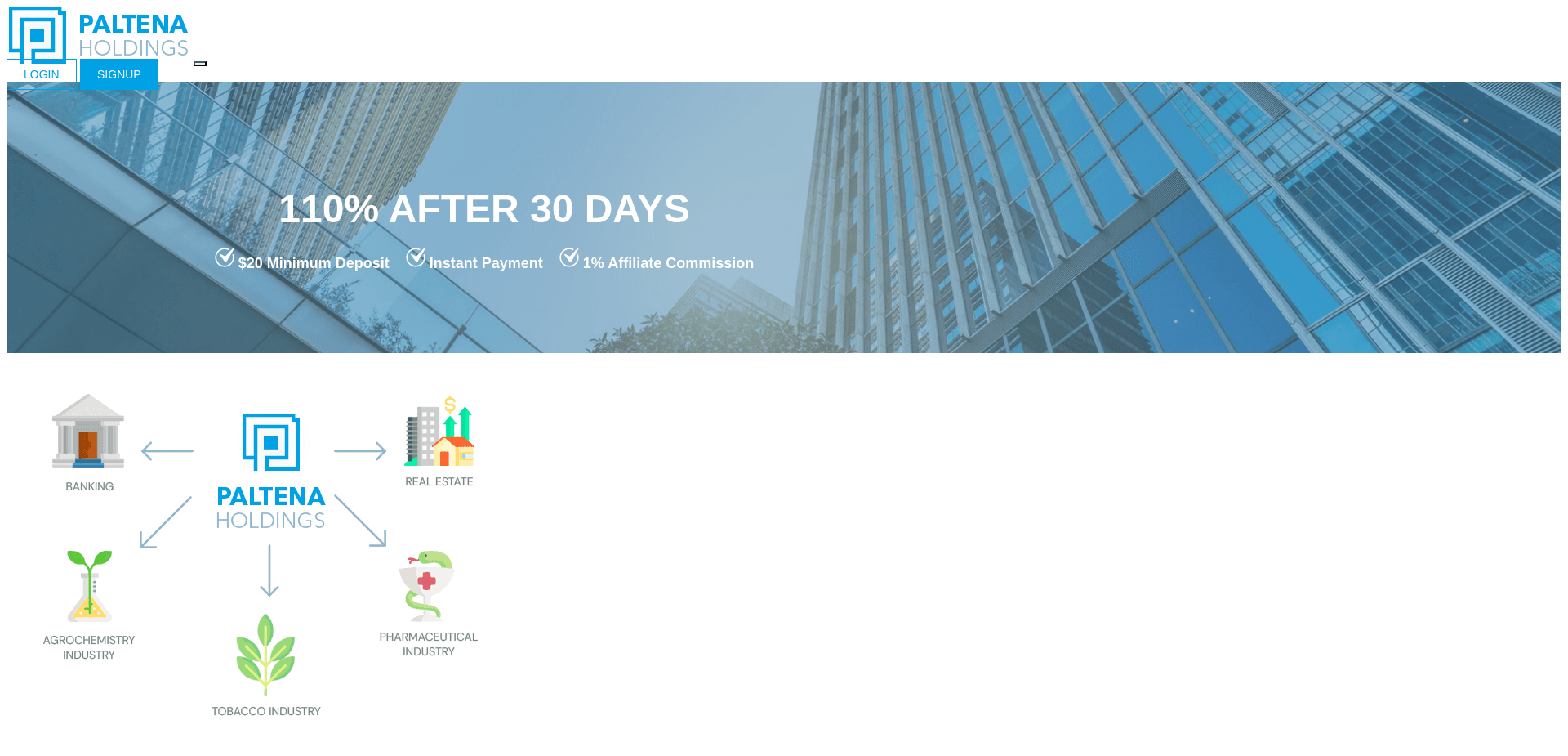 Screenshot for paltenaholdings.com - 0