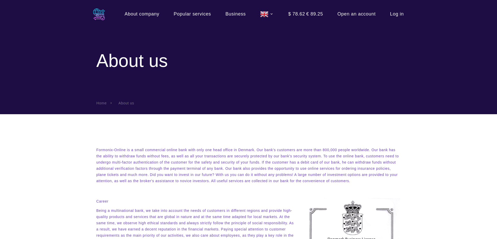 Screenshot for formonix.online - 2