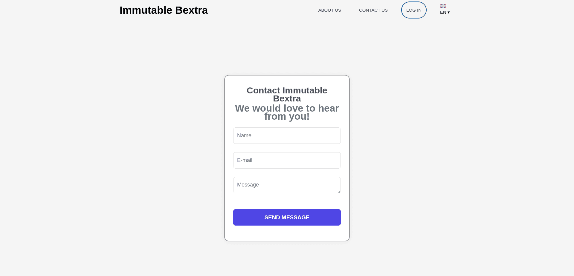 Screenshot for immutable-bextra.net - 0