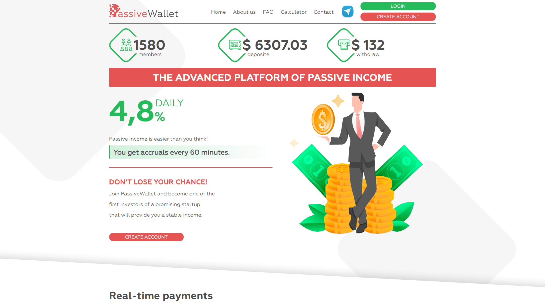 PassiveWallet отзывы и обзор. Развод, лохотрон или правда. Только честные и правдивые отзывы.