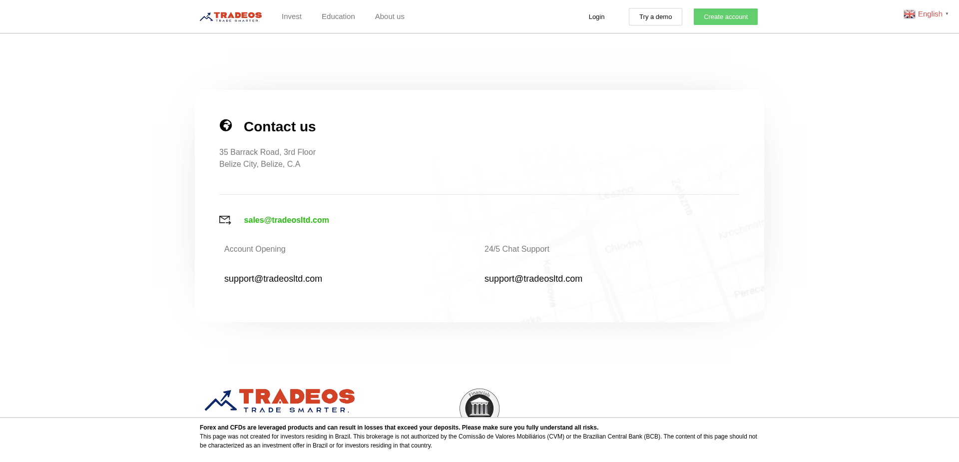 Screenshot for tradeosltd.com - 1