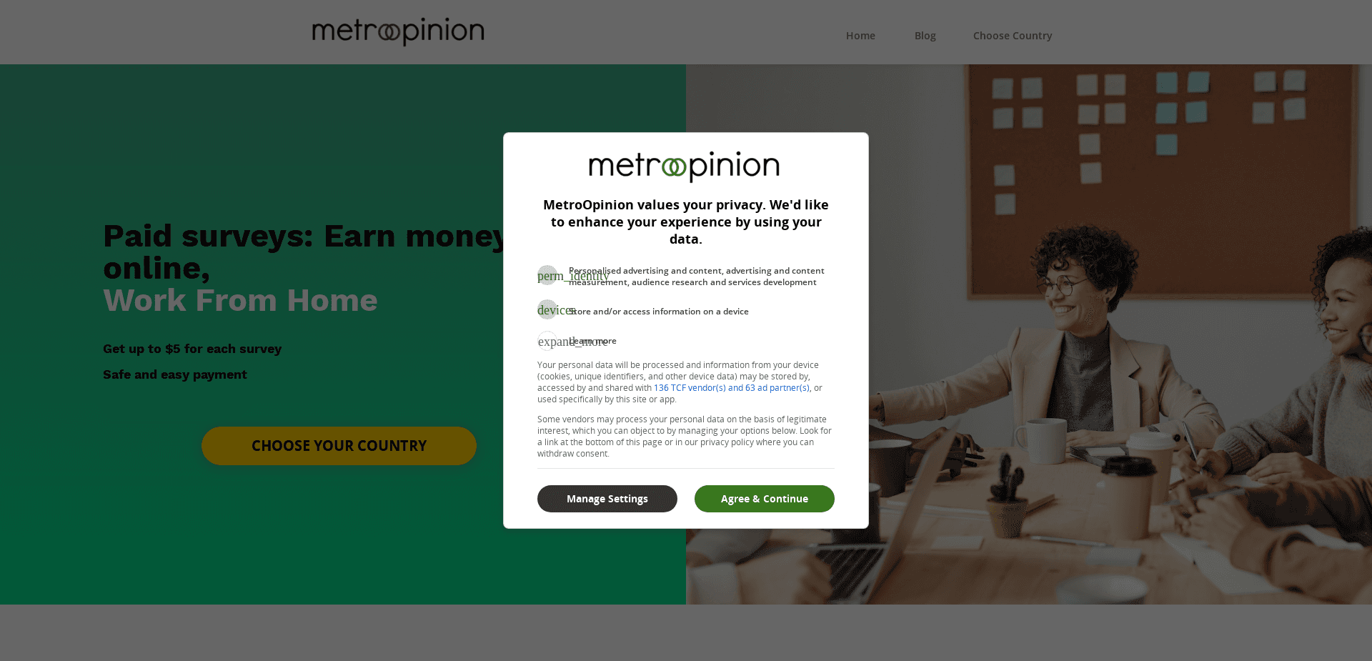 Screenshot for metroopinion.com - 0