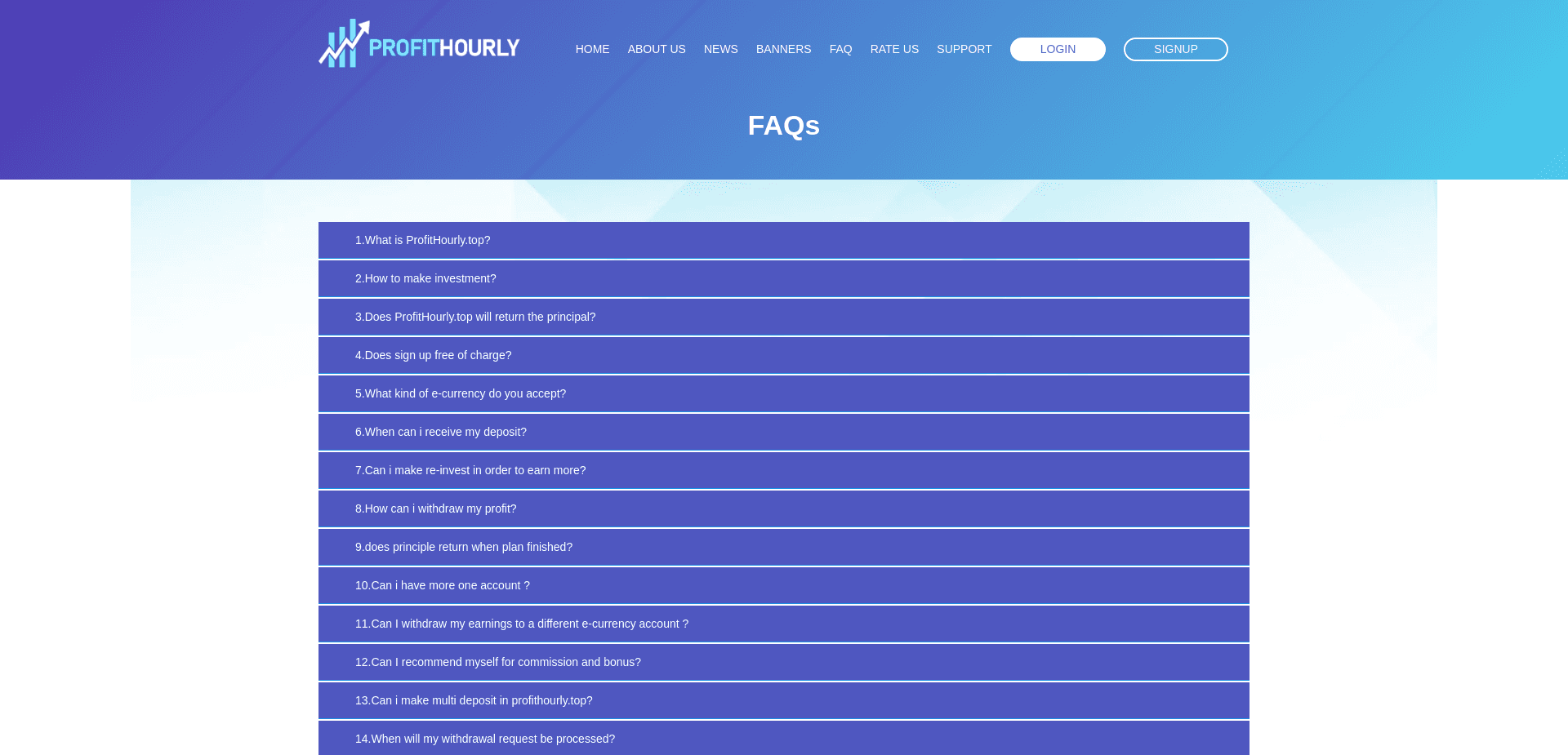 Screenshot for profithourly.top - 0