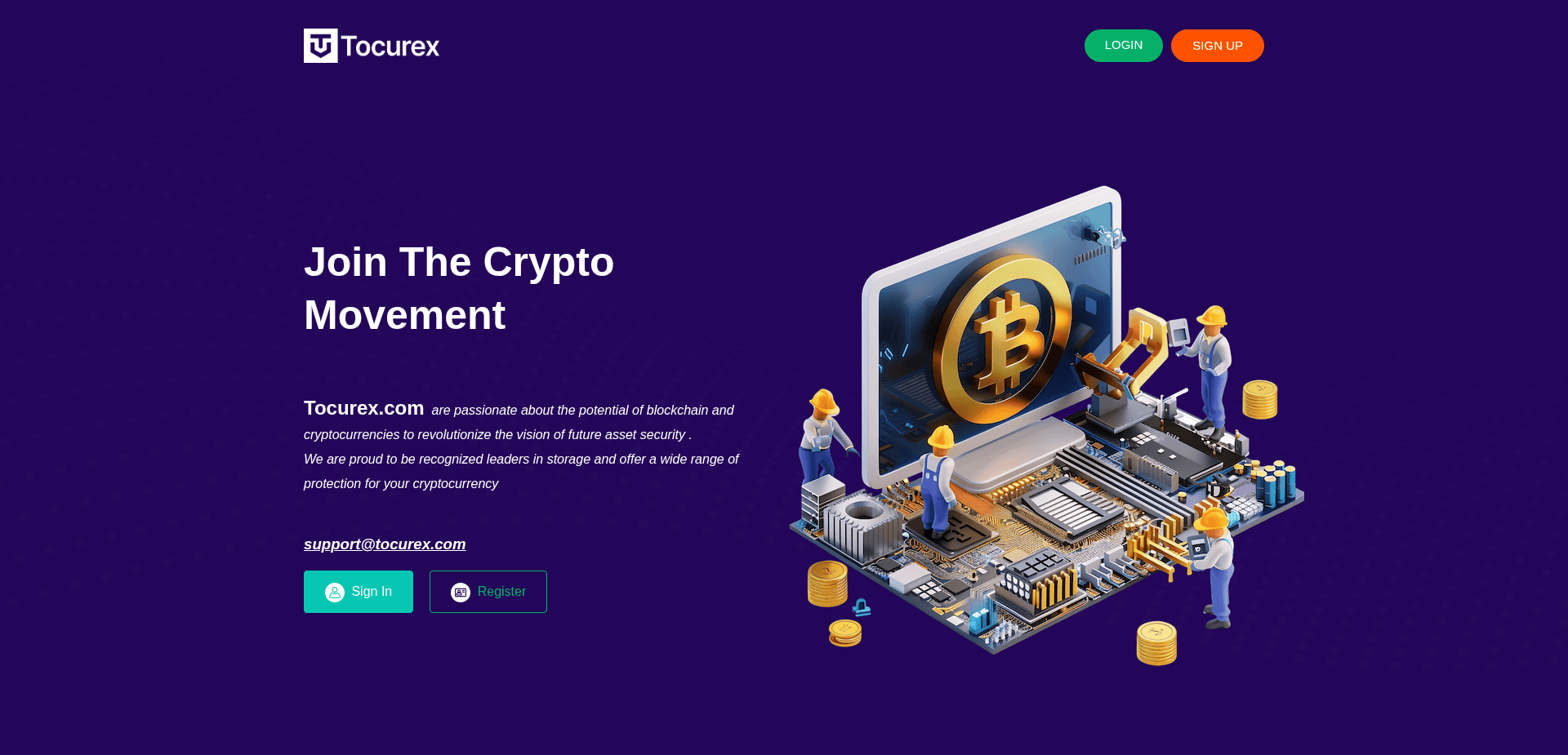 Screenshot for tocurex.com - 1