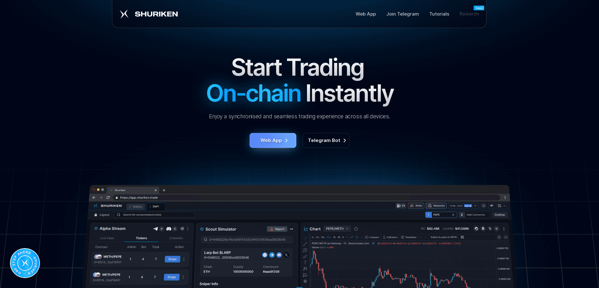 Screenshot for shuriken.trade - 3