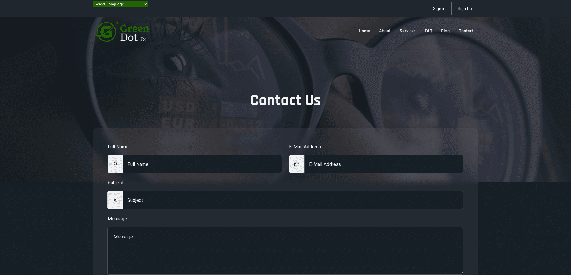 Screenshot for greendotfx.com - 0