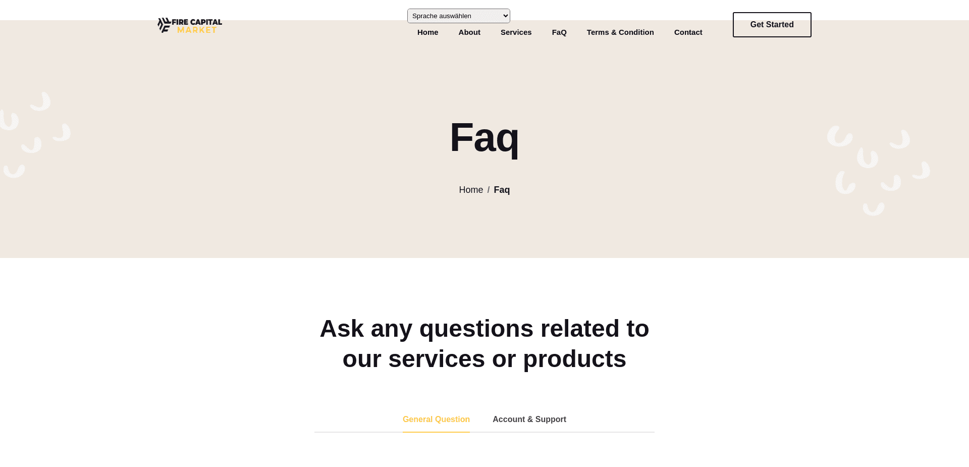 Screenshot for firecapitalmarkets.com - 2