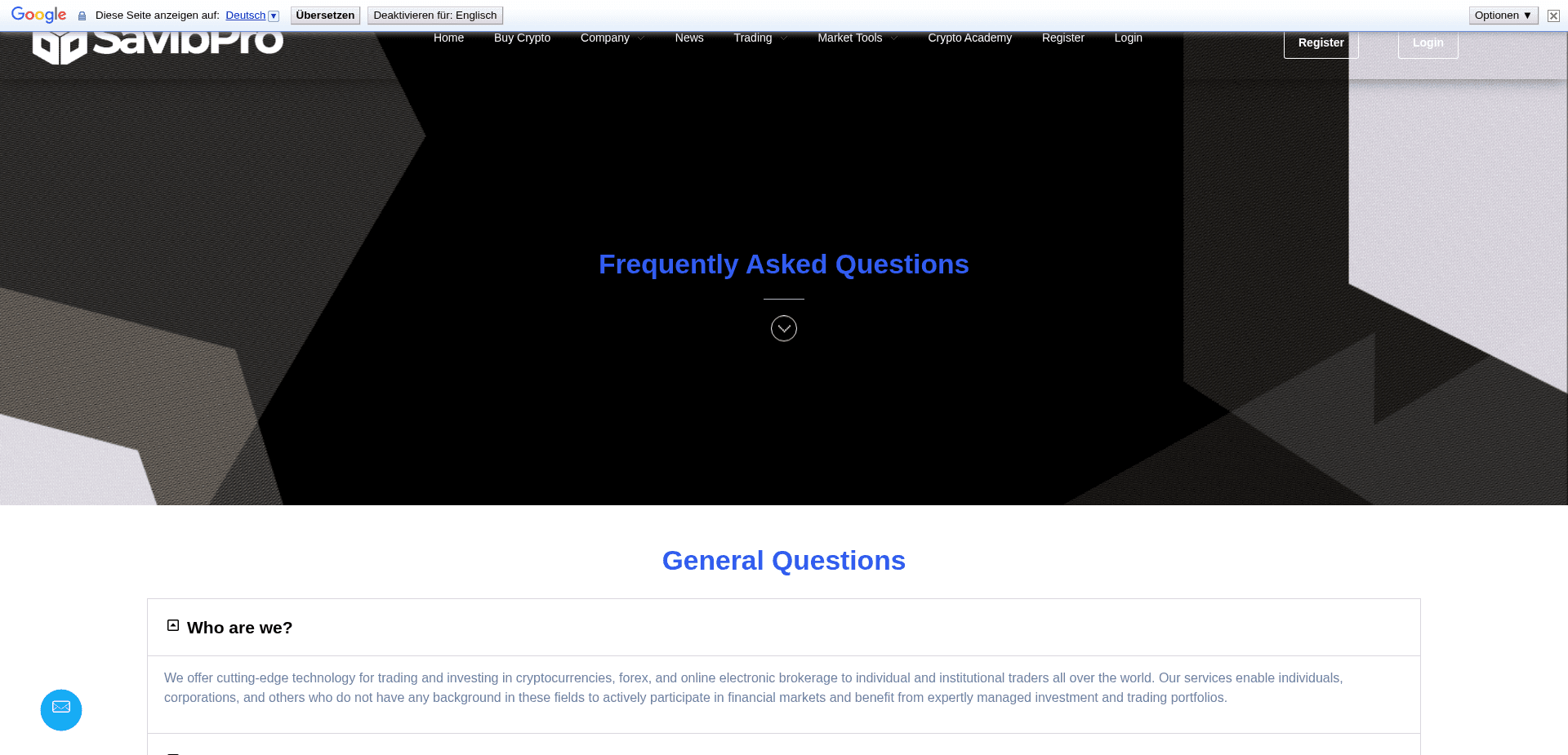 Screenshot for savibpro.com - 3