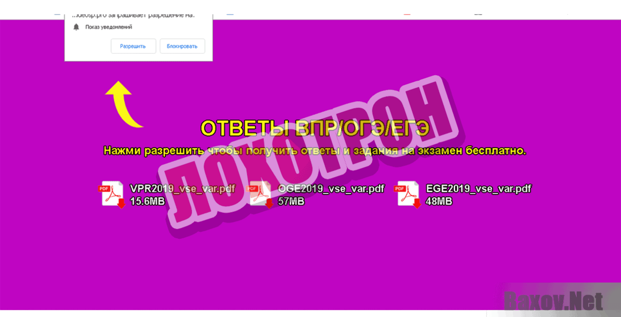 Ответы по ОГЭ и ЕГЭ Лохотрон
