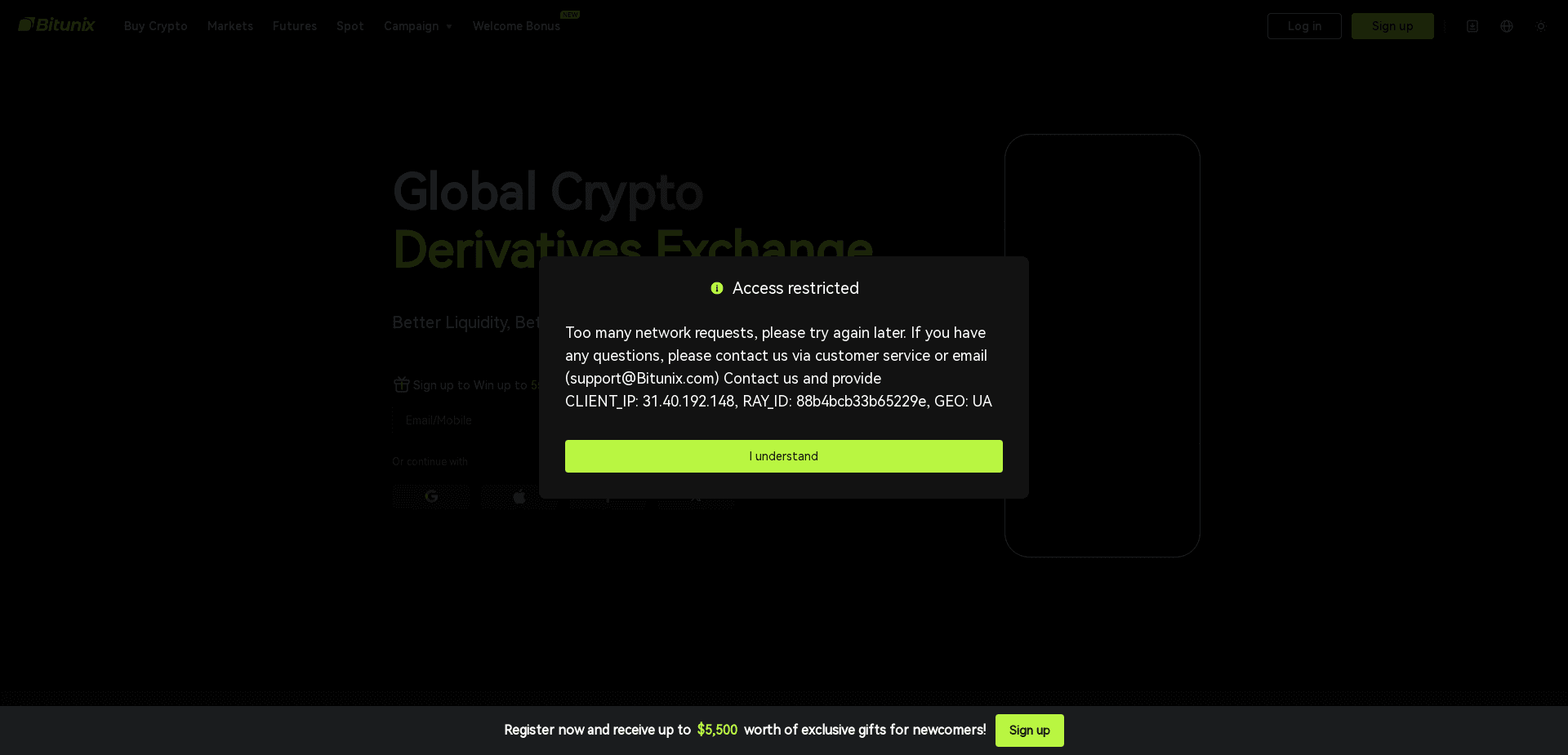 Screenshot for bitunix.com - 1