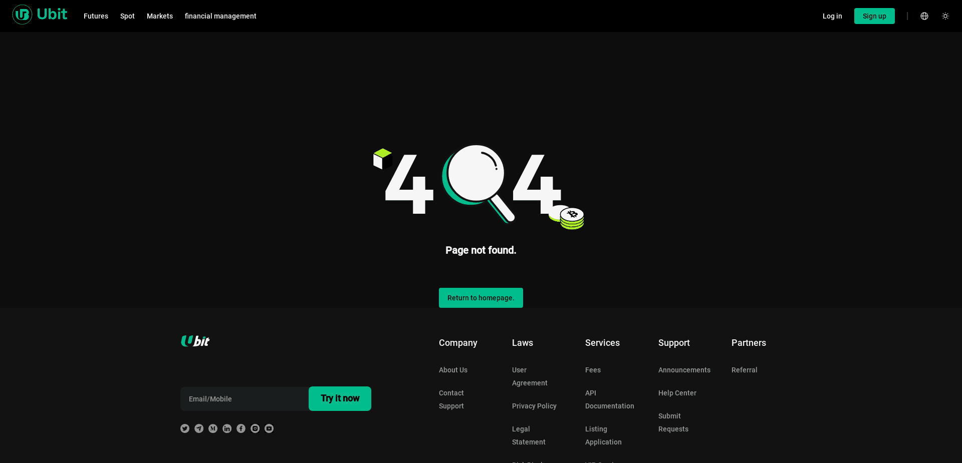 Screenshot for ubit.cash - 2