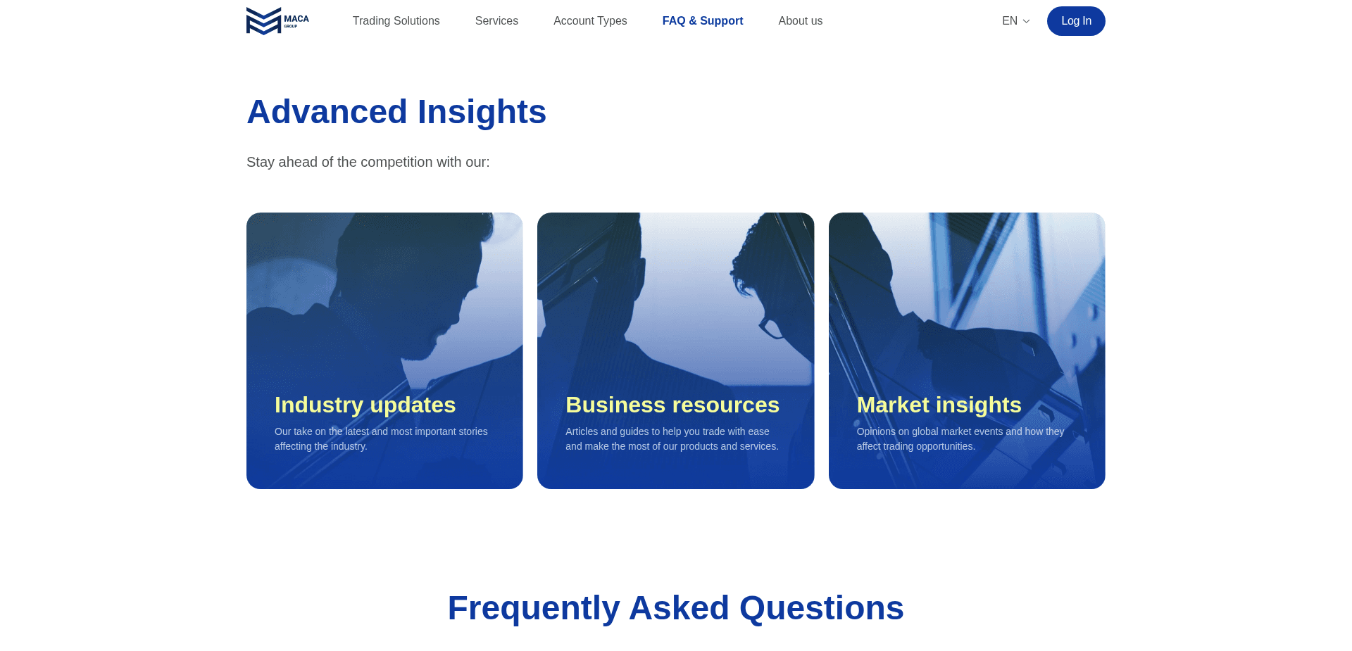 Screenshot for maca-group.io - 2