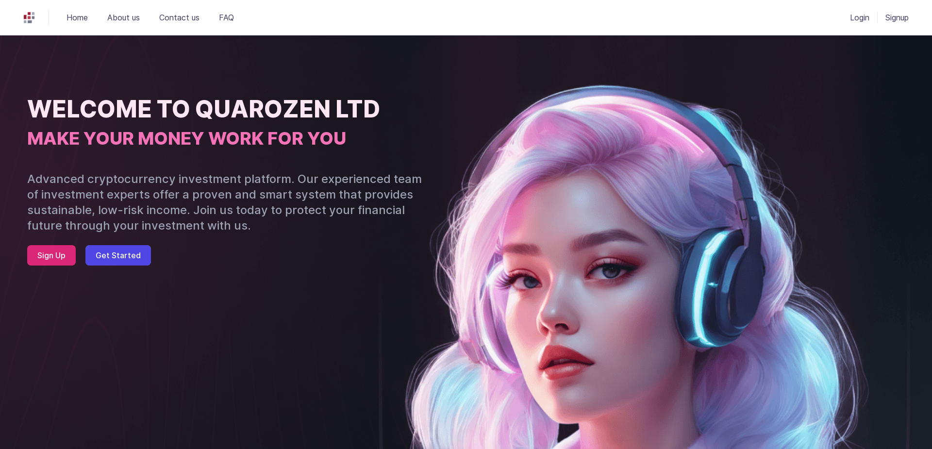 Screenshot for quarozen.store - 0