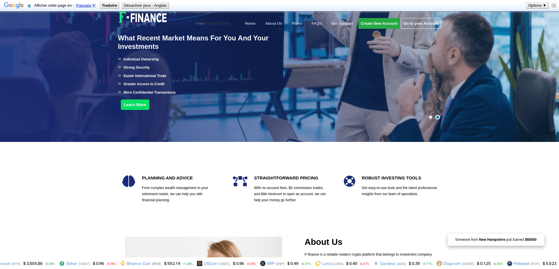 Screenshot for fi-financeinvest.com - 2