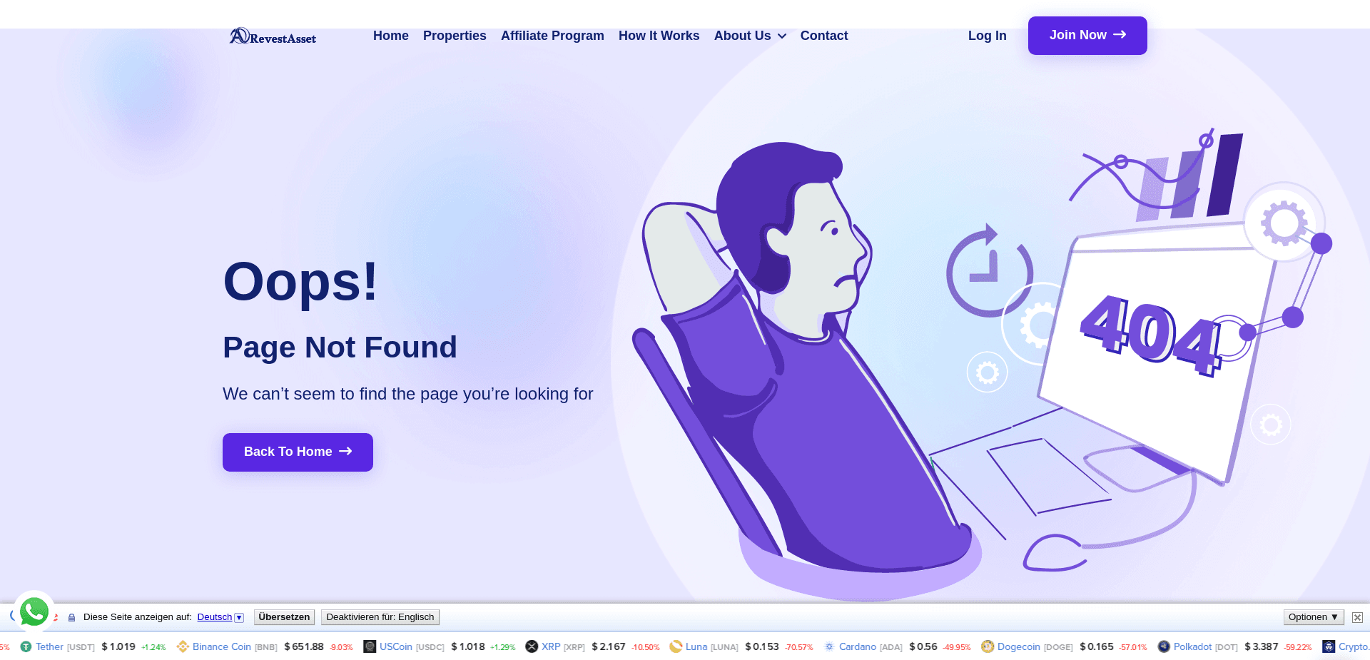 Screenshot for revestasset.org - 2