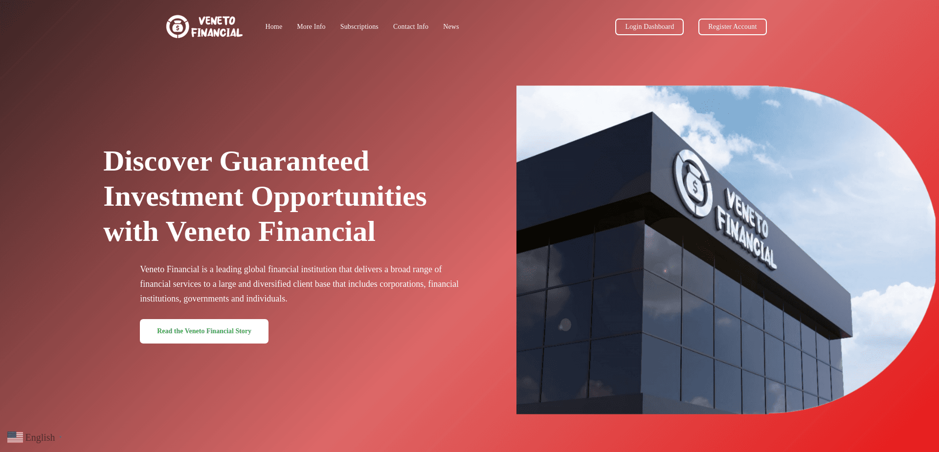 Screenshot for venetofinancial.com - 2