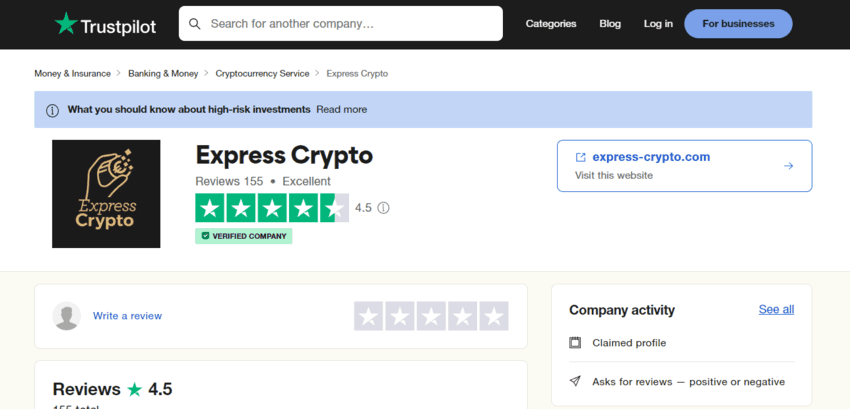 отзывы о криптовалютном проекте 