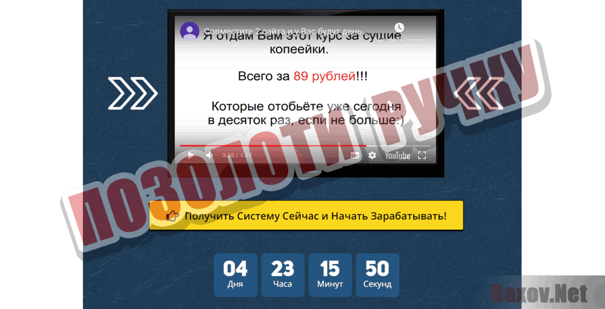 Курс Алексея Королькова Позолоти ручку