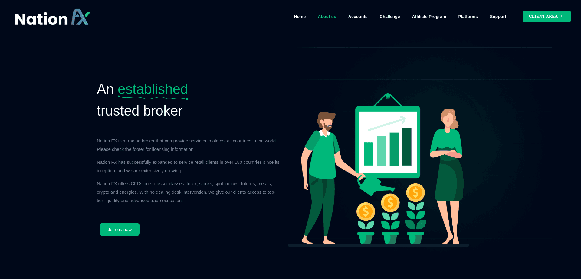 Screenshot for nation-fx.com - 2