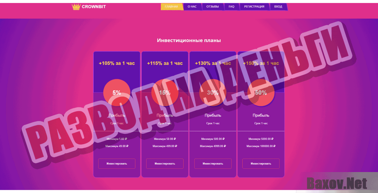Crownbit Развод на деньги
