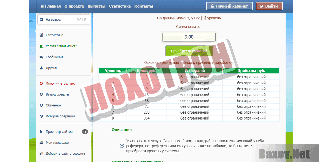 Capital-Money Лохотрон