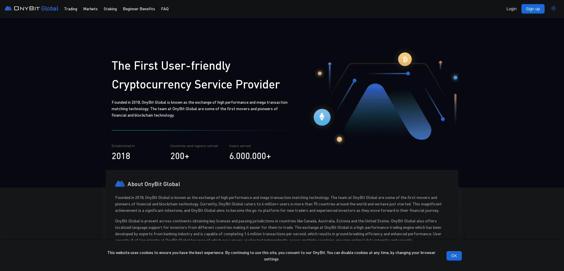 Screenshot for onybit.com - 0