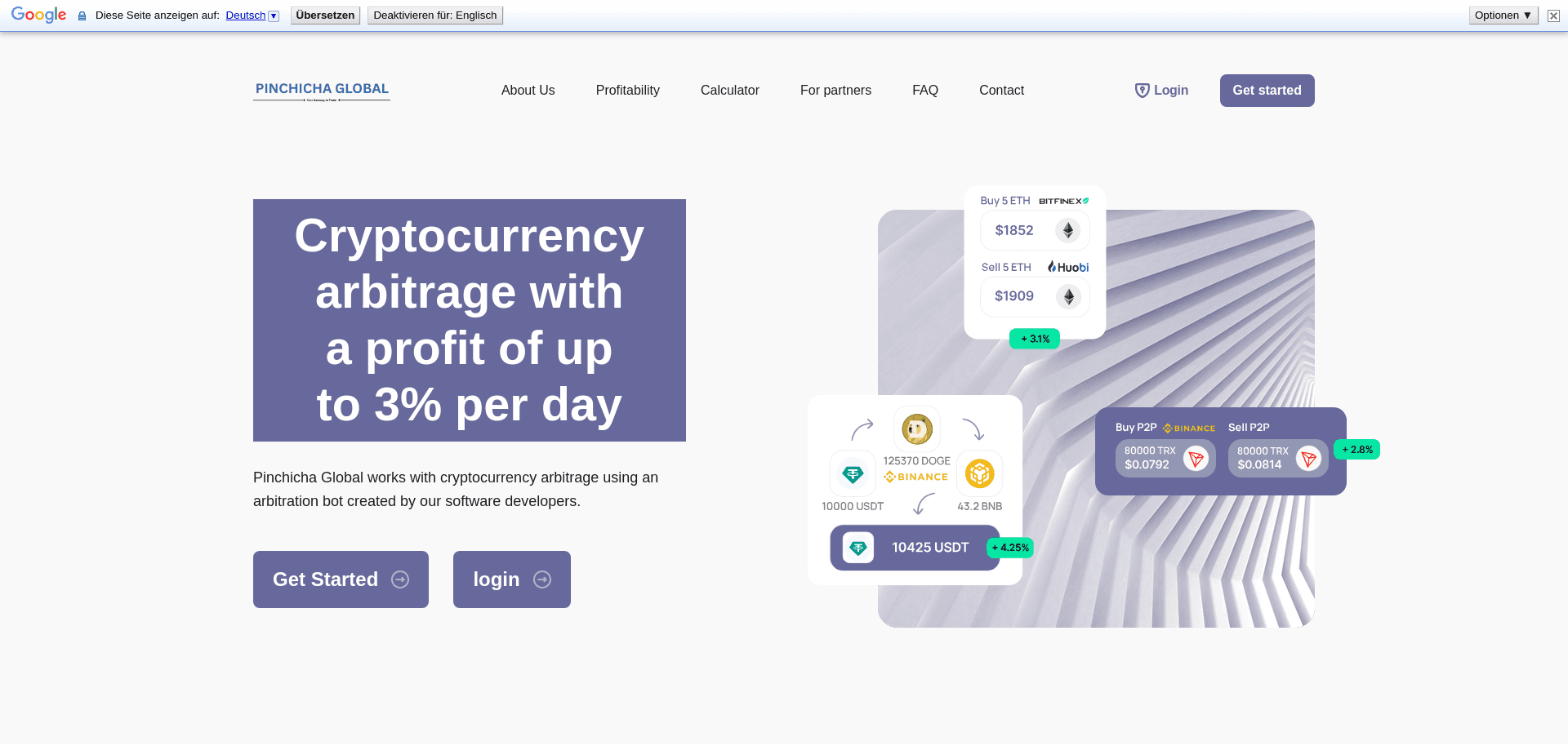 Screenshot for pinchicha-global.live - 1